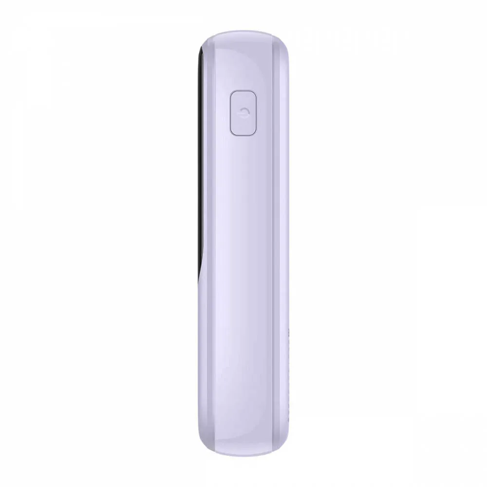 baseus qpow power bank 10000mah built in lightning 20w quick charge cable scp afc fcp purple ppqd020005 05