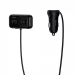 FM Transmitter Baseus S-16, Bluetooth, AUX, MP3, TF-card (CCTM-E01) — изображение 3