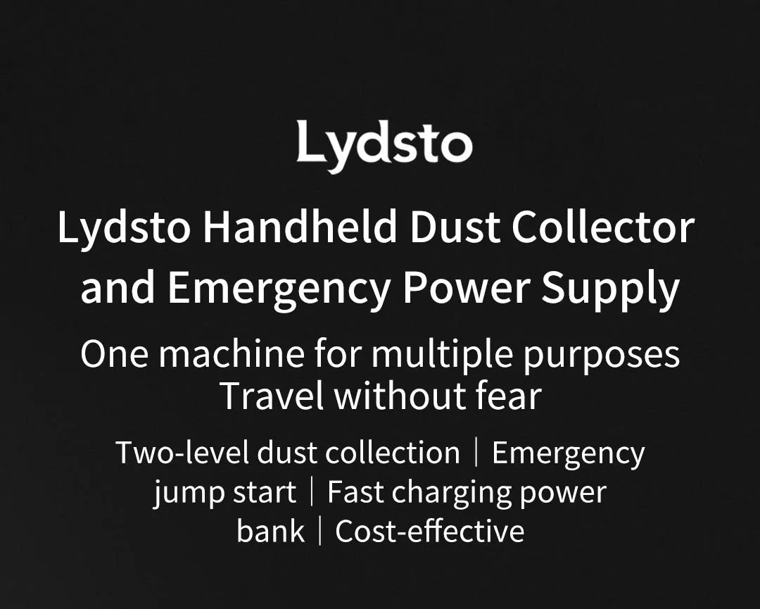 lydsto handheld vacuum cleaner with emergency jump starter pic 01