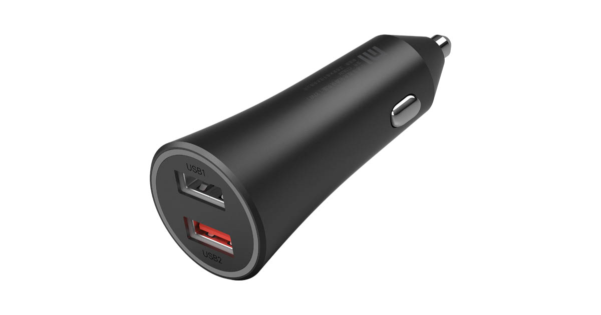 Автомобильное зарядное устройство Xiaomi Mi 37W Dual-Port Car Charger ...