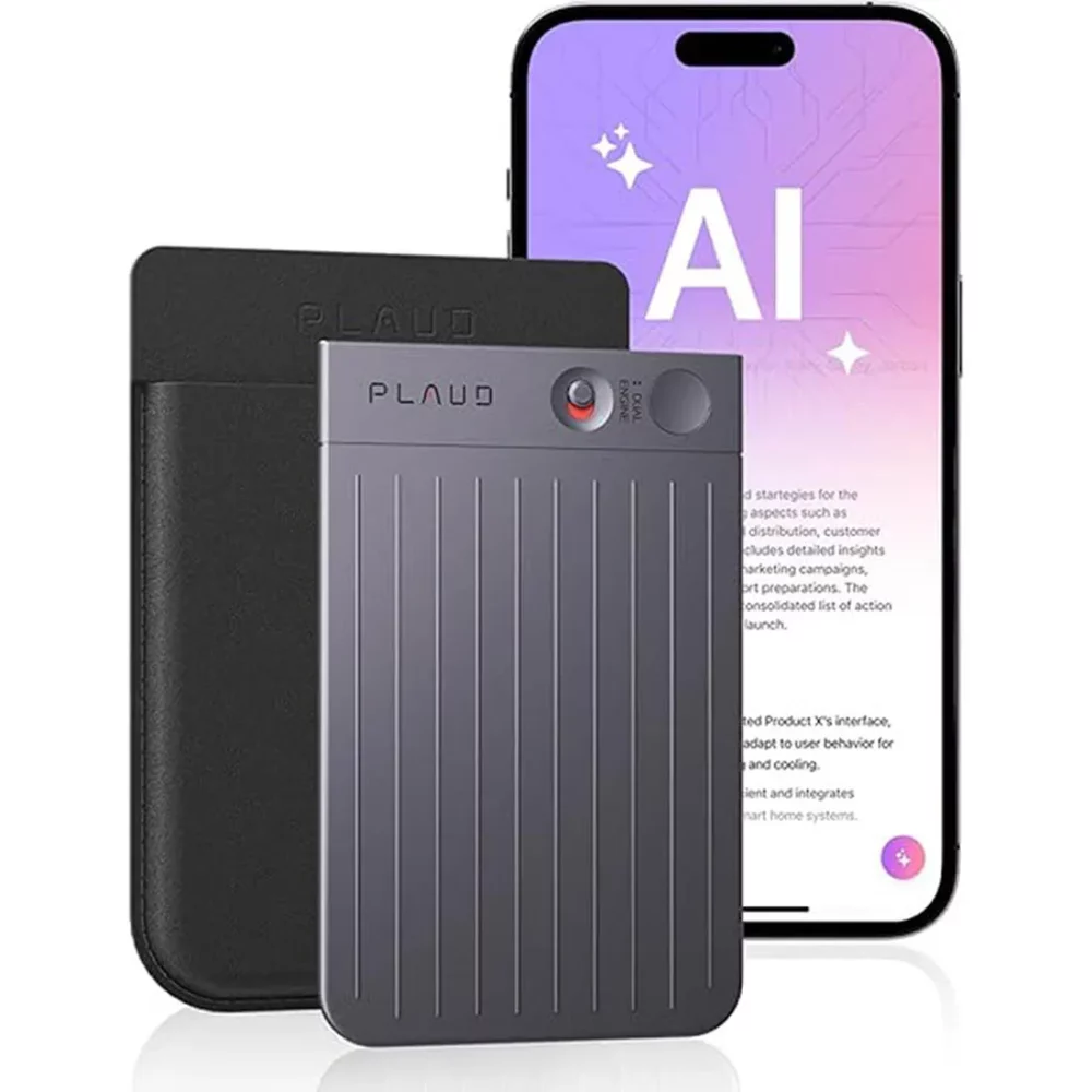 PLAUD Note — Умный голосовой и телефонный рекордер с ИИ, Bluetooth и приложением для стенографии — изображение 5