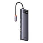 USB Hub Baseus Metal Gleam Series HUB 12 in 1 USB Type-C (WKWG020213) — изображение 4
