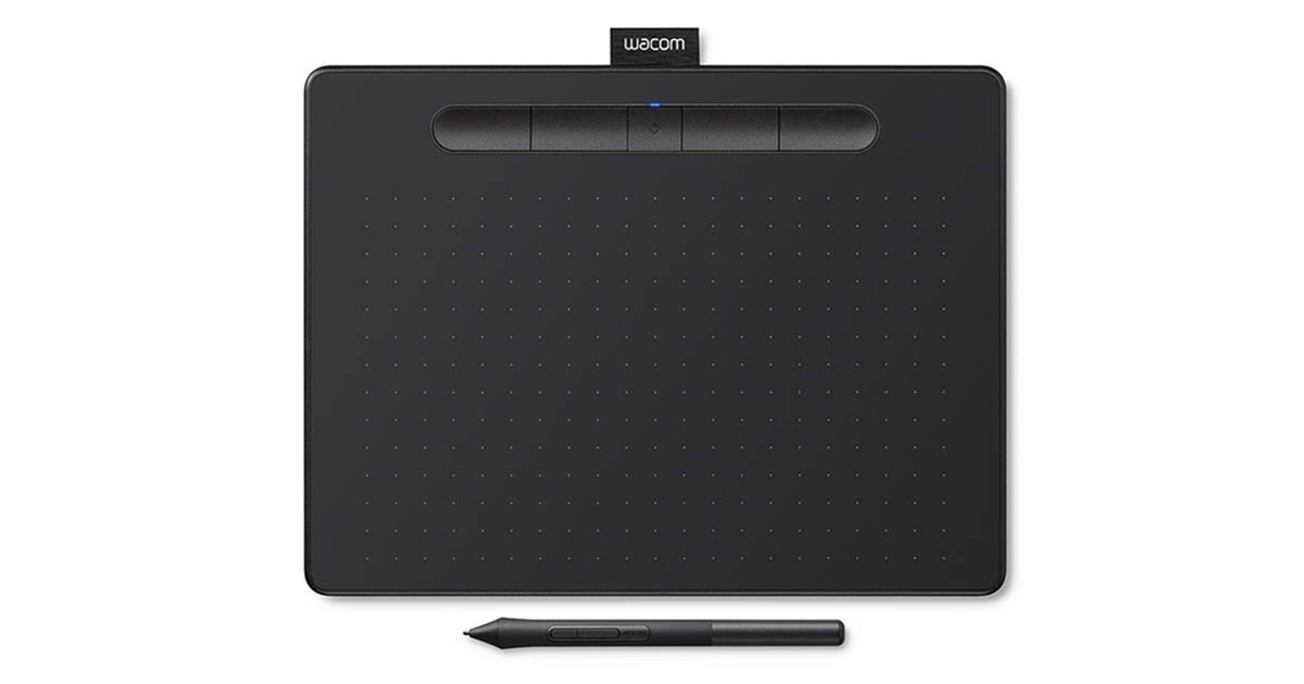 Графический планшет Wacom Intuos M Bluetooth Black (CTL-6100WLK-N ...