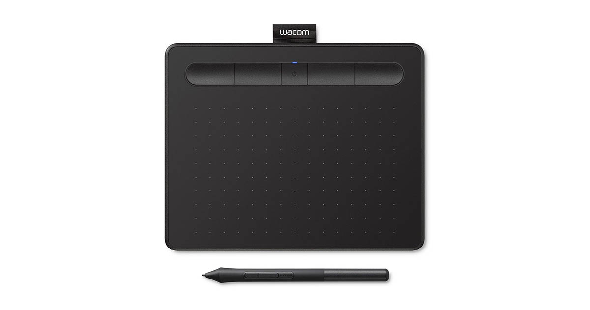 Графический планшет Wacom Intuos S Bluetooth Black (CTL-4100WLK-N ...